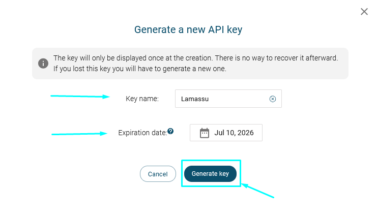 Scorechain - Generate a new API.png